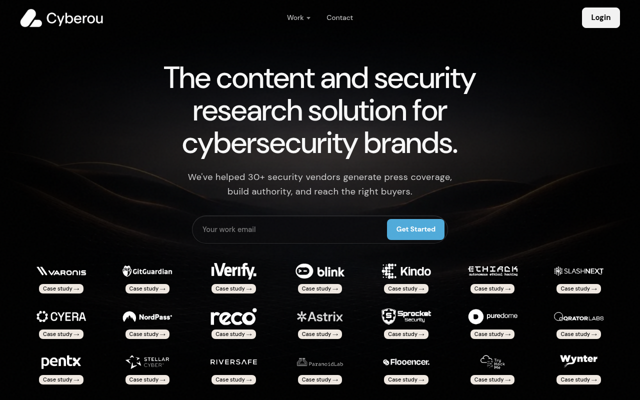 Cyberou website screenshot